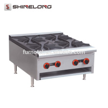 Commercial Hotel Kitchen China Kitchen Heating 4 Burners Table Top Gas Cooker Stove